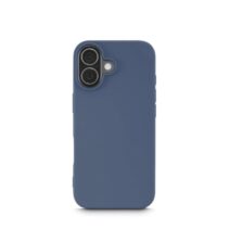 Hama Fantastic Feel Funda para iPhone 17 - Antiadherente Anti-Suciedad - Poliuretano Termoplastico - Bordes Elevados - Color Azul
