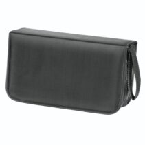 Hama Antistatic Archivador de Nylon para 120 CDs/DVDs - Fundas de Poliester - Proteccion contra Cargas Electrostaticas - 29.4x16.6x9.4cm - Color Negro