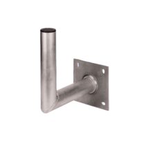 Hama Essential Soporte de Pared para Satelites hasta 1m de Diametro - Aluminio - Separacion de 25cm hasta la Pared - Color Plata