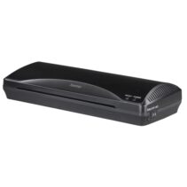 Hama Plastificadora A4 - Laminas hasta 0.6mm - Uso en Caliente y Frio - Velocidad Laminacion 250mm/min - Calentamiento en 4 Minutos - Boton de Liberacion - 34.5x14x6.5cm - Color Negro