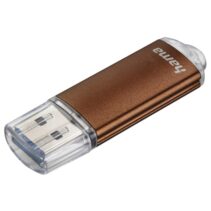 Hama Laeta Memoria Pendrive USB 3.2 con Tapa - 16GB de Capacidad - 70Mb/s de Transferencia - Cuerpo Metalico - 60x18x9mm - Color Marron