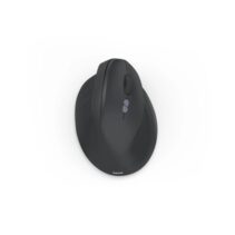 Hama EWM-500R Raton Optico Vertical Inalambrico para Diestros 1600dpi - Ergonomico - 7 Botones - Rango 10m - Silencioso - 7.1x8.6x11.5cm - Color Negro