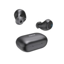 Hama Spirit Chop II Auriculares con Microfono Omnidireccional - Bluetooth - Autonomia hasta 16h - Rango 10m - IPX4 - Asistente de Voz - Carga por USB-C - Color Negro