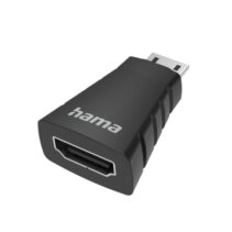 Hama Essential Adaptador HDMI - 4K - HDMI Hembra - Mini HDMI Macho - Color Negro