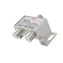 Hama Essential Divisor para Antena - 1 Entrada F Hembra - 2 Salidas F Hembra - Color Plata