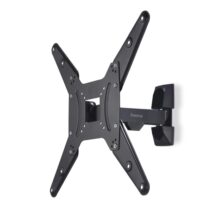 Hama Soporte de Pared para TV hasta 65" - Peso Max 20kg - Inclinable - Giratorio - VESA 400x400mm - Acero - Gestor de Cables - Color Negro