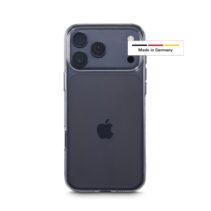 Hama Always Clear Funda para iPhone 17 Pro Max - Antideslizante - Poliuretano Termoplastico - Bordes Elevados - Color Transparente