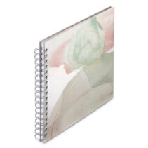 Hama Watercolor Album de Fotos con Espiral - 50 Paginas Blancas - Tapa de Papel con Textura - 28x24cm - Multicolor