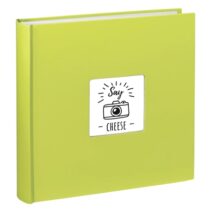 Hama Fine Art Album de Fotos - 100 Paginas Blancas - Tapa de Papel con Textura - 30x30cm - Color Verde Lima