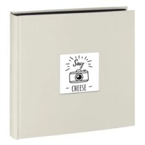 Hama Fine Art Album de Fotos - 100 Paginas Negras - Tapa de Papel - 30x30cm - Color Blanco