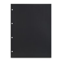 Hama Pack de 25 Cartulinas para Fotos - Perforado - 233x310mm - Color Negro