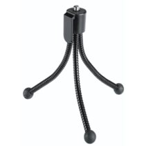 Hama Flexi Tripode Mini para Camara con Rosca 1/4" - Plegable - Altura Ajustable hasta 10cm - Peso Max 200g - Plastico - Color Negro