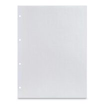 Hama Pack de 25 Cartulinas para Fotos - Perforado - Papel Intercalado - 233x310mm - Color Blanco
