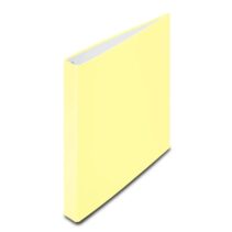Hama Carpeta de 4 Anillas Lomo de 39mm - Tapa Plastificada - 29x32.5cm - Color Amarillo