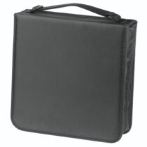 Hama Antistatic Archivador de Nylon para 208 CDs/DVDs - Fundas de Poliester - Proteccion contra Cargas Electrostaticas - 30.4x32x9cm - Color Negro