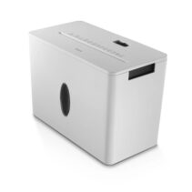 Hama Safe x40-W Destructora de Papel Manual - 210W - 8L - Destruye hasta 4 Hojas - Velocidad 1.8m/min - Corte Transversal P-4 - Destruye Bandas Magneticas y Tarjetas - 29.5x15.5x20.7cm - Color Blanco