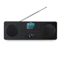 Hama Dr1560Cbt Radio CD Digital - Potencia 10W - Bluetooth - Jack 3.5mm - USB-A - Temporizador - Reloj - Cable 146cm - 35x22x12.5cm - Color Negro y Gris