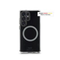 Hama Extreme Protect Funda para Samsung S25 Ultra - Magnetico - Antideslizante - Policarbonato - Proteccion D3O - Bordes Elevados - Color Transparente