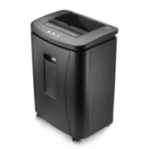 Hama Safe Auto M1200 Destructora de Papel Automatica - 80W - de 25L - Velocidad 2.5m/min - Corte Transversal P-4 - Apto CDs/DVD - Destruye Bandas Magneticas y Tarjetas - 37x26x52.3cm - Color Negro