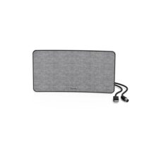 Hama Fabric Antena de Interior Plana - Cable Coaxial 2m - DVB-T2 - 11.99x2.22x22.93cm - Color Negro y Gris