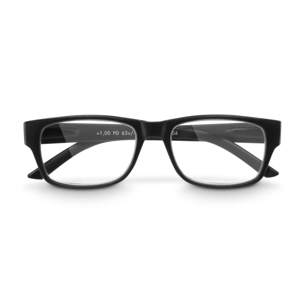 Hama Gafas de Lectura de +1.5 Dioptrias - Montura de Plastico Reciclado - Unisex - Color Negro