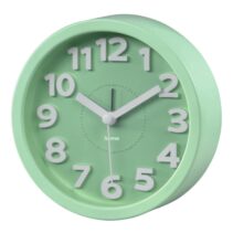 Hama Retro Reloj Despertador Analogico - Estilo Retro - Funciona con 1 Pila AA - 12x4cm - Color Verde