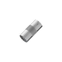 Hama Essential Adaptador de Antena - Doble Coaxial Macho - Color Plata