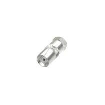 Hama Essential Adaptador de Conector F a Coaxial - Color Plata