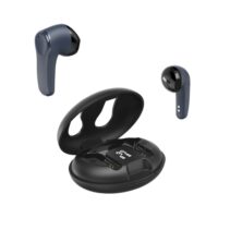 Hama Spirit Unchained Auriculares con Microfono Omnidireccional - Bluetooth - Rango 10m - Pantalla LED - Asistente de Voz - Color Azul y Negro