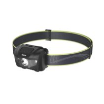 Hama Hl200 Linterna Frontal LED - Cinta para la Cabeza - 200 Lumenes - Autonomia hasta 4h - Funciona con 3 Pilas AAA - IP44 - Color Negro