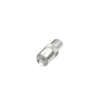 Hama Essential Adaptador de Conector F a Coaxial - Color Plata