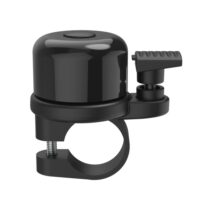 Hama Airbell Timbre de Bicicleta - 2.2cm de Diametro - Soporte para Air Tag - Color Negro