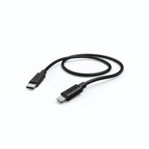Hama Cable USB-C a Lightning - Longitud 0.75m - Velocidad hasta 480Mbps - Blindado - Color Negro