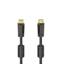 Hama Essential Cable HDMI 4K Macho - Longitud 10m- Soporta ARC - Terminales Chapados en Oro - Ethernet - Velocidad hasta 18Gbps - Blindaje Completo - Color Negro