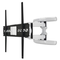 Hama Soporte de Pared para TV hasta 90" - Peso Max 75kg - Inclinable - Giratorio - VESA 800x600mm - Gestor de Cables - Nivel de Burbuja Integrado - Plantilla de Perforacion - Color Blanco y Negro