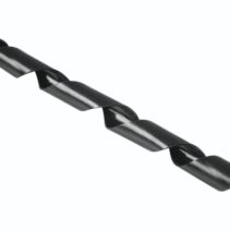 Hama Organizador de Cable en Espiral 30mm - Flexible - Longitud 2.5m - Polietileno - Color Negro