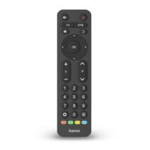 Hama Mando a Distancia para TV - Universal - Alcance 10m - 31 Botones - Permite 2 Dispositivos Simultaneos - 17.3x4.7x2cm - Color Negro