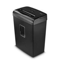 Hama Prime M80 Destructora de Papel Manual - 400W - 20L - Destruye hasta 9 Hojas - 2m/min - Microcorte P-5 - Apto CDs/DVD - Destruye Bandas Magneticas y Tarjetas - 32.5x20.8x42cm - Color Negro