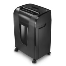 Hama Prime M100 Destructora de Papel Manual - 380W - 20L - 62dB - Destruye hasta 11 Hojas - 1.8m/min - Microcorte P-5 - Apto CDs/DVD - Destruye Bandas Magneticas y Tarjetas - 35x24.6x51.9cm - Color Negro