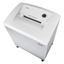 Dahle 114 Destructora de Papel Manual Corte en Tiras P-2 - Destruye hasta 35 Hojas - Capacidad de la Papelera 140L - Ruedas Giratorias - Color Gris