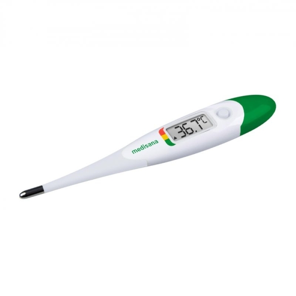 Medisana TM705 Termometro Clinico Digital - Medicion Rapida en 10s - Punta Flexible - Memoria del Ultimo Valor - Alarma de Fiebre - Resistente al Agua - Medicion Oral Axilar y Rectal - Funcion en Celsius y Fahrenheit