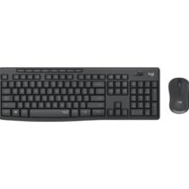 Logitech MK295 Pack Inalambrico Teclado Frances + Raton 1000dpi 3 Botones - Teclas y Botones Silenciosos - Uso Ambidiestro