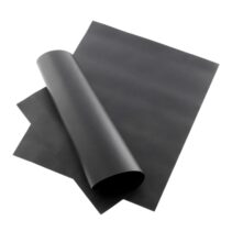 Innovagoods Pack de 2 Esterillas de Fibra de Vidrio para Horno y Barbacoa - Reutilizable - Apto Lavavajillas - Temperatura hasta 265°C - Facil Limpieza - Libre de PFOA - 40x33cm - Color Negro