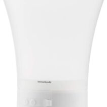 Innovagoods Sonice Cubitera con Altavoz 3 en 1 - Bluetooth - Autonomia 4h - Cable USB Incluido - Bateria 1200mAh - IPX4 - Luz LED RGB - Recargable - Multifuncion - 24.5x29x23.5cm - Color Blanco
