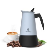 Cecotec Piccolina 200 Cafetera Italiana para 2 Tazas - Acero Inoxidable - Apta para Gas