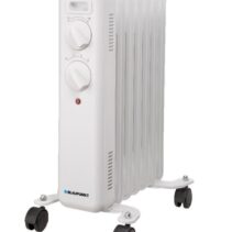 Blaupunkt Radiador de Aceite - Potencia 1500W - Termostato Regulable - Ruedas - Asa de Transporte - Indicador Luminoso - Color Blanco