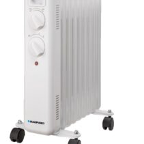 Blaupunkt Radiador de Aceite - Potencia 2000W - Termostato Regulable - Ruedas - Asa de Transporte - Indicador Luminoso - Color Blanco