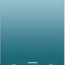 Blaupunkt Bascula de Cocina Digital 5kg con Plataforma de Cristal - Pantalla LCD - Funcion Tara - Alta Precision 1g - Autoapagado y Indicadores de Sobrecarga/Bateria Baja - Color Azul