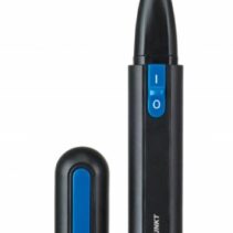 Blaupunkt Cortapelos para Nariz y Oidos - IPX4 - Incluye Accesorios - Alimentacion con Pila AA Incluida - Tapa Protectora - Color Negro y Azul