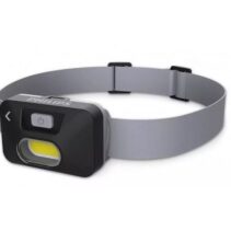 Philips Linterna Frontal LED - Cinta para la Cabeza - 130 Lumenes - Manos Libres - Color Negro y Gris